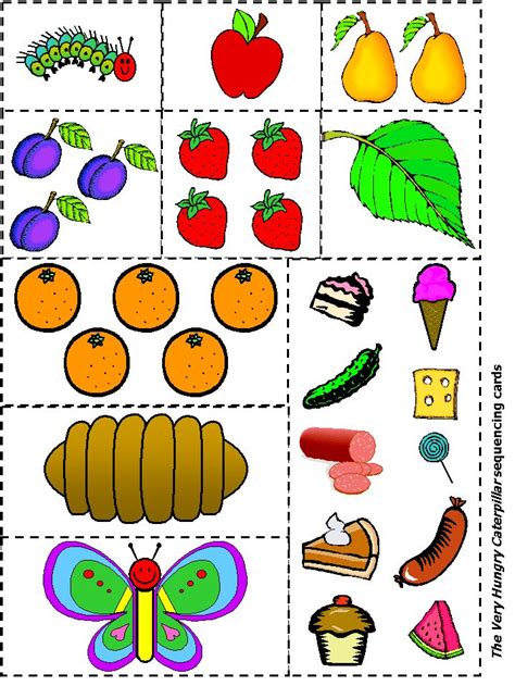 Printable Hungry Caterpillar Story Sequencing
